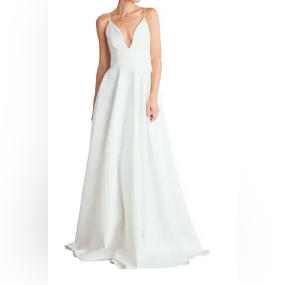 PIA GLADYS PEREYEvita Ball Gown - Ivory NWT